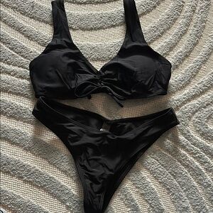 black bikini